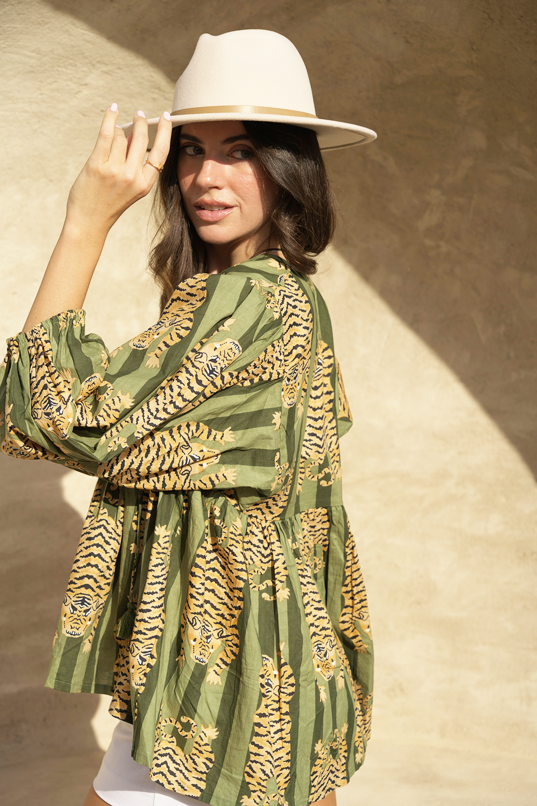 Selene Blouse - Tigress Vine