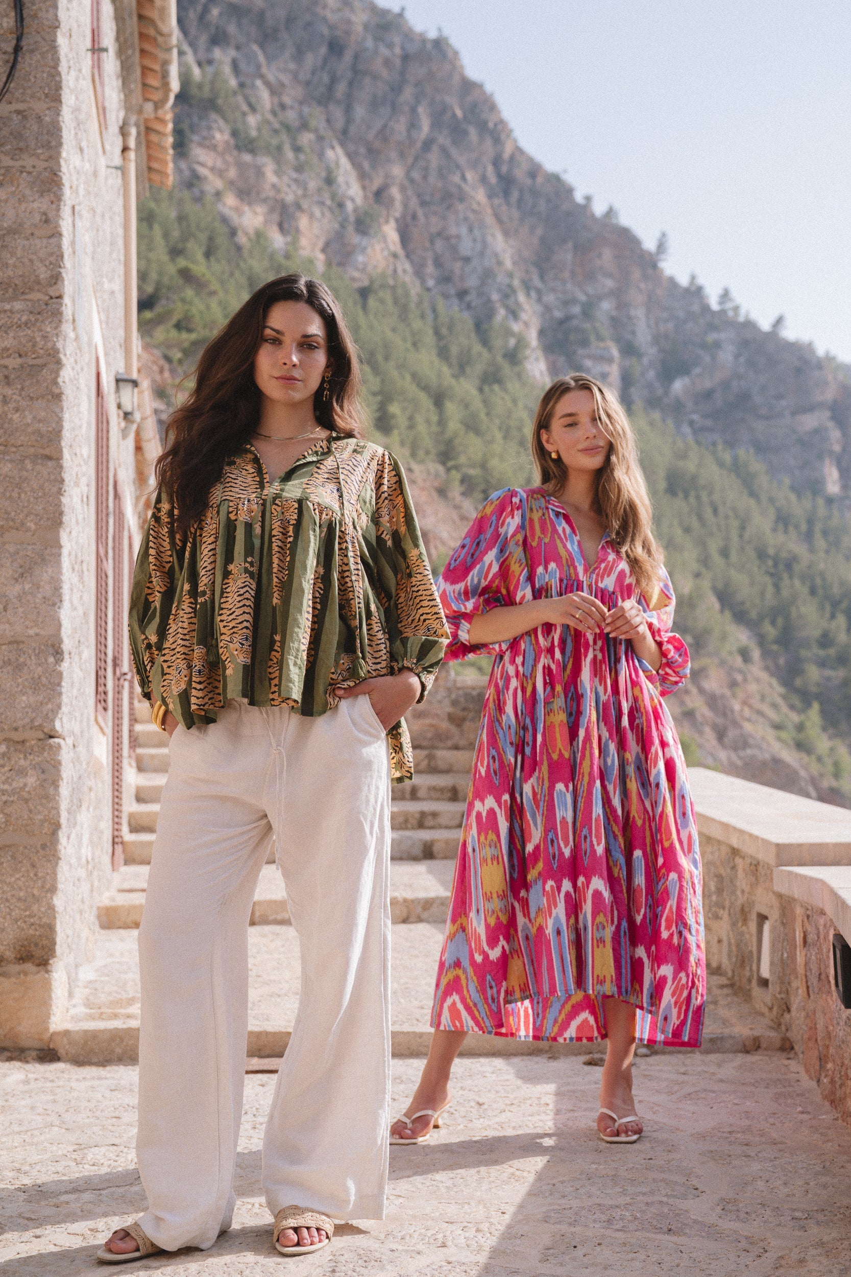 Selene Blouse - Tigress Vine
