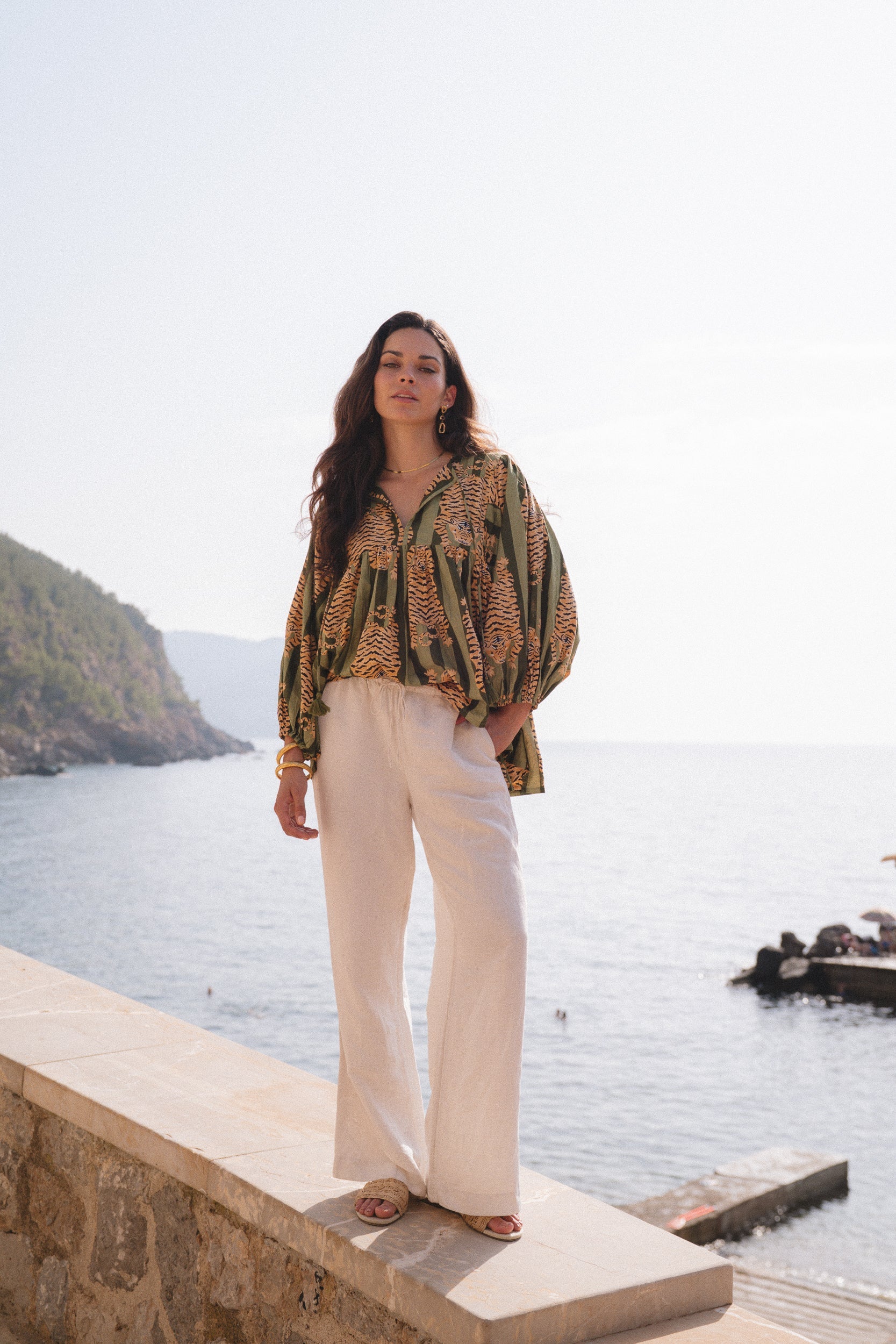 Selene Blouse - Tigress Vine