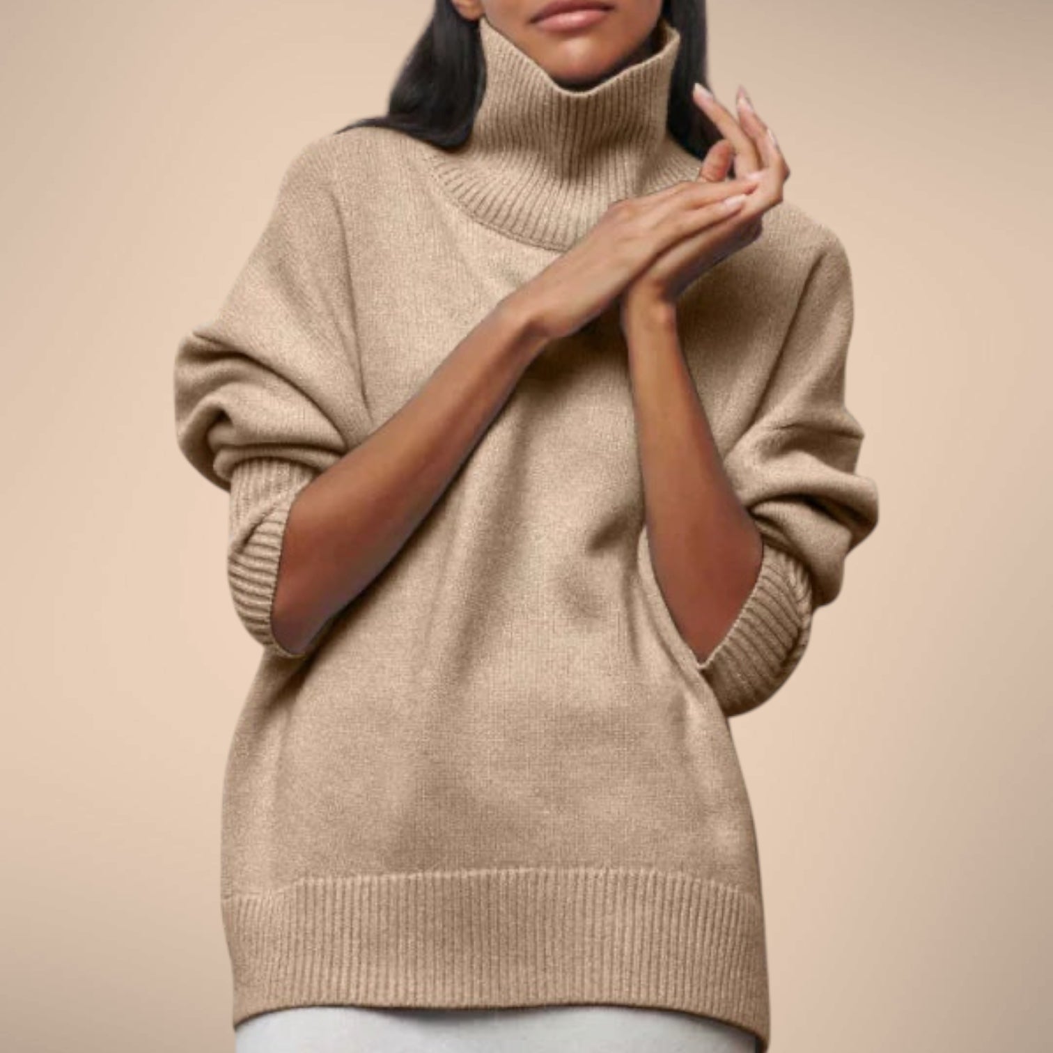 Martha Oversized Turtleneck Sweater