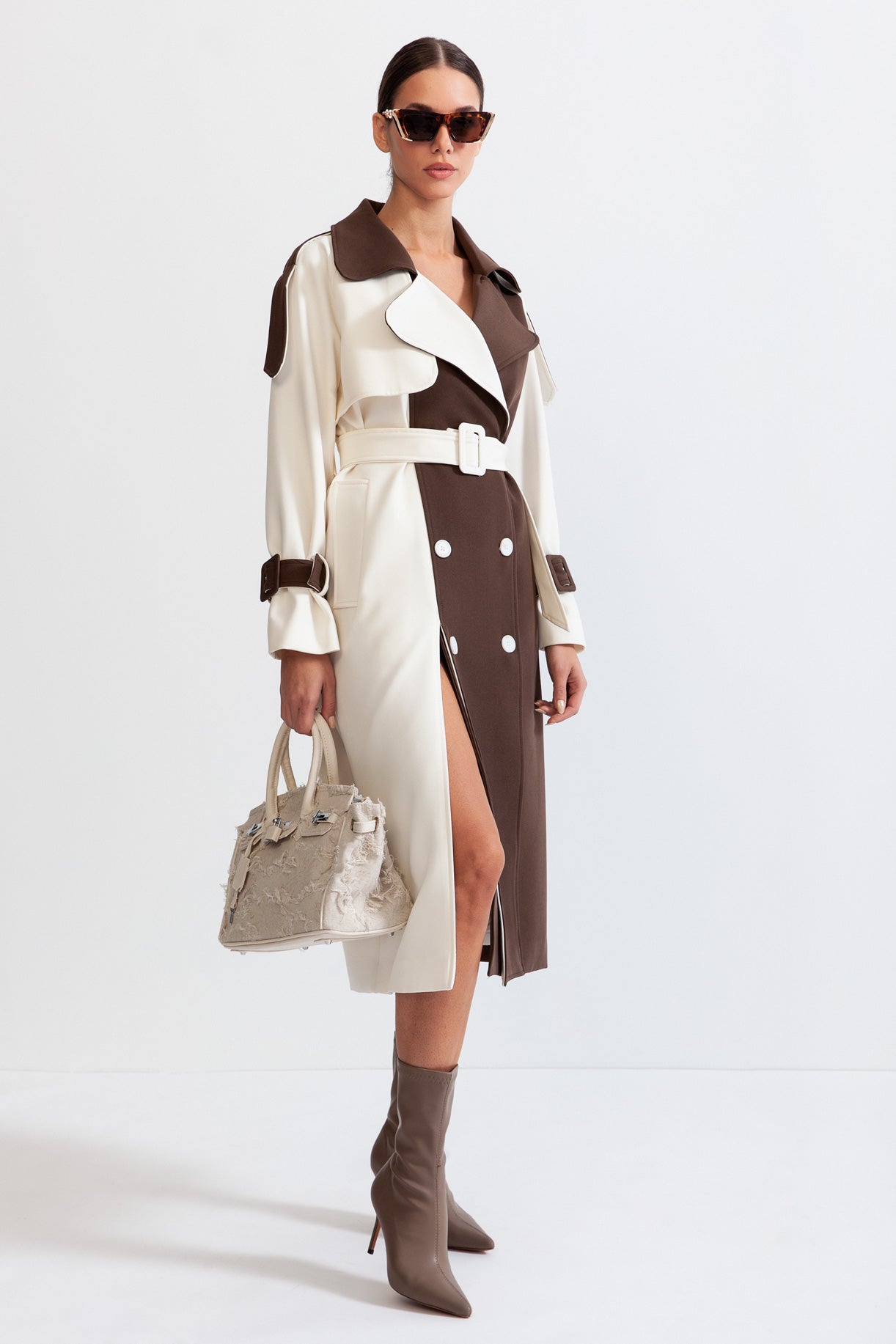 Hydie - Stylish Double Breasted Trench Coat