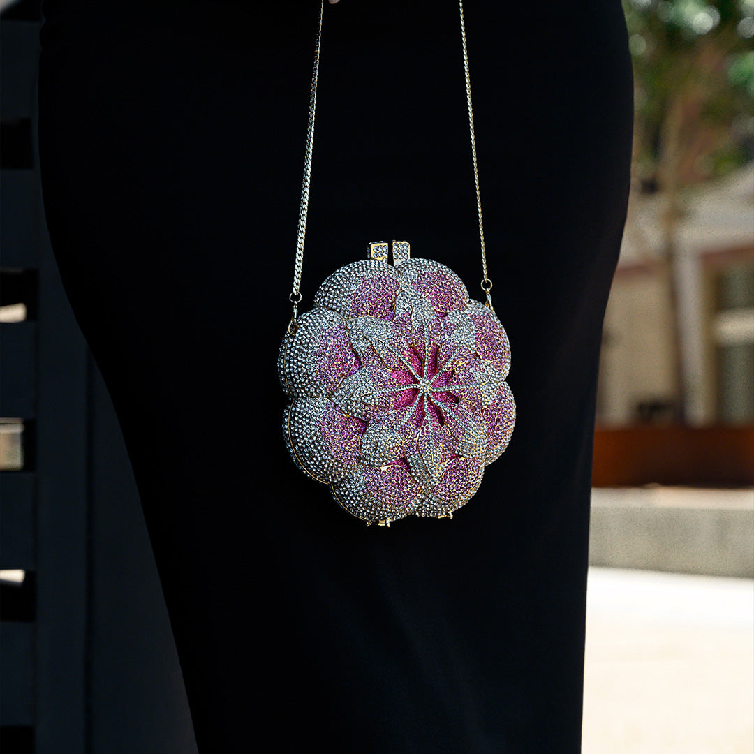 Bloom Flower Clutch Bag