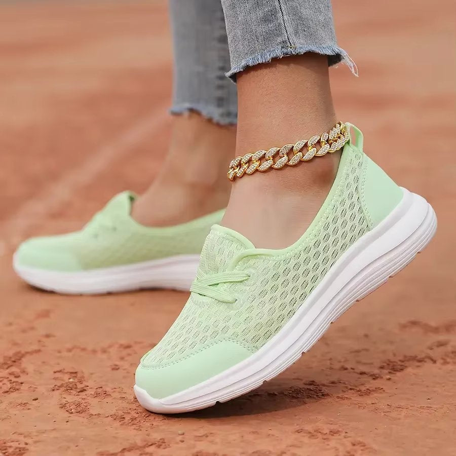 LightAir – Ladies Slip-On Mesh Walking Trainers