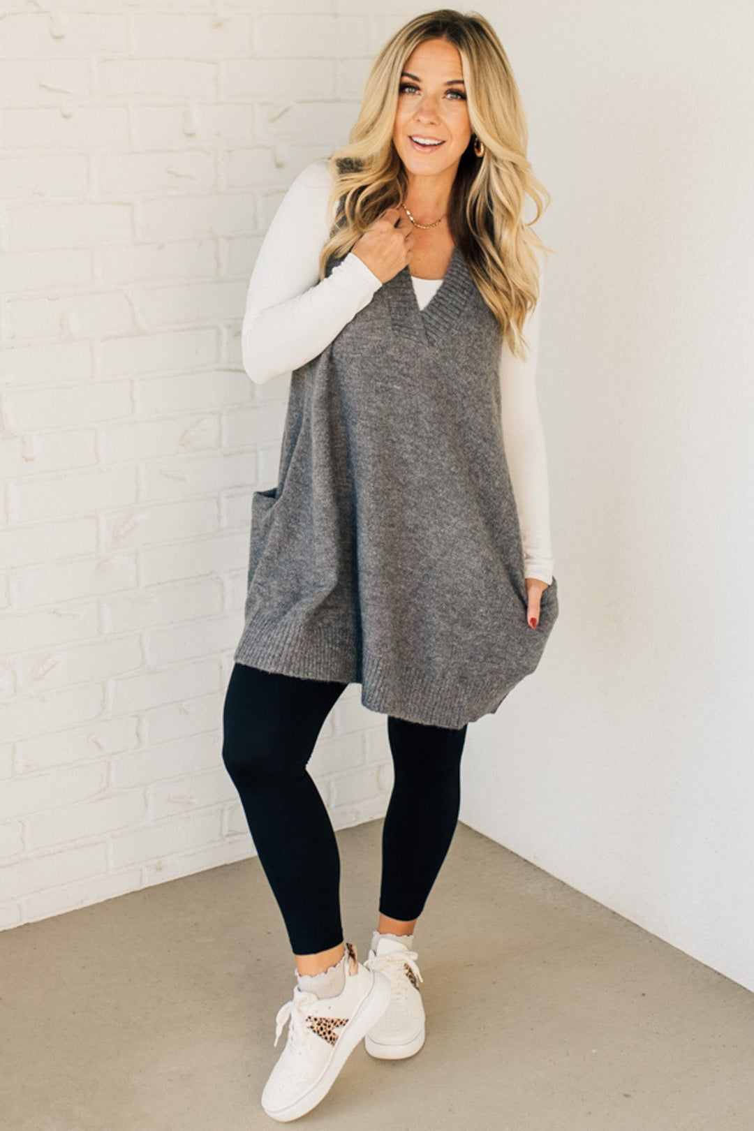 Kerry - Stylish Long Sweaters with Pocket