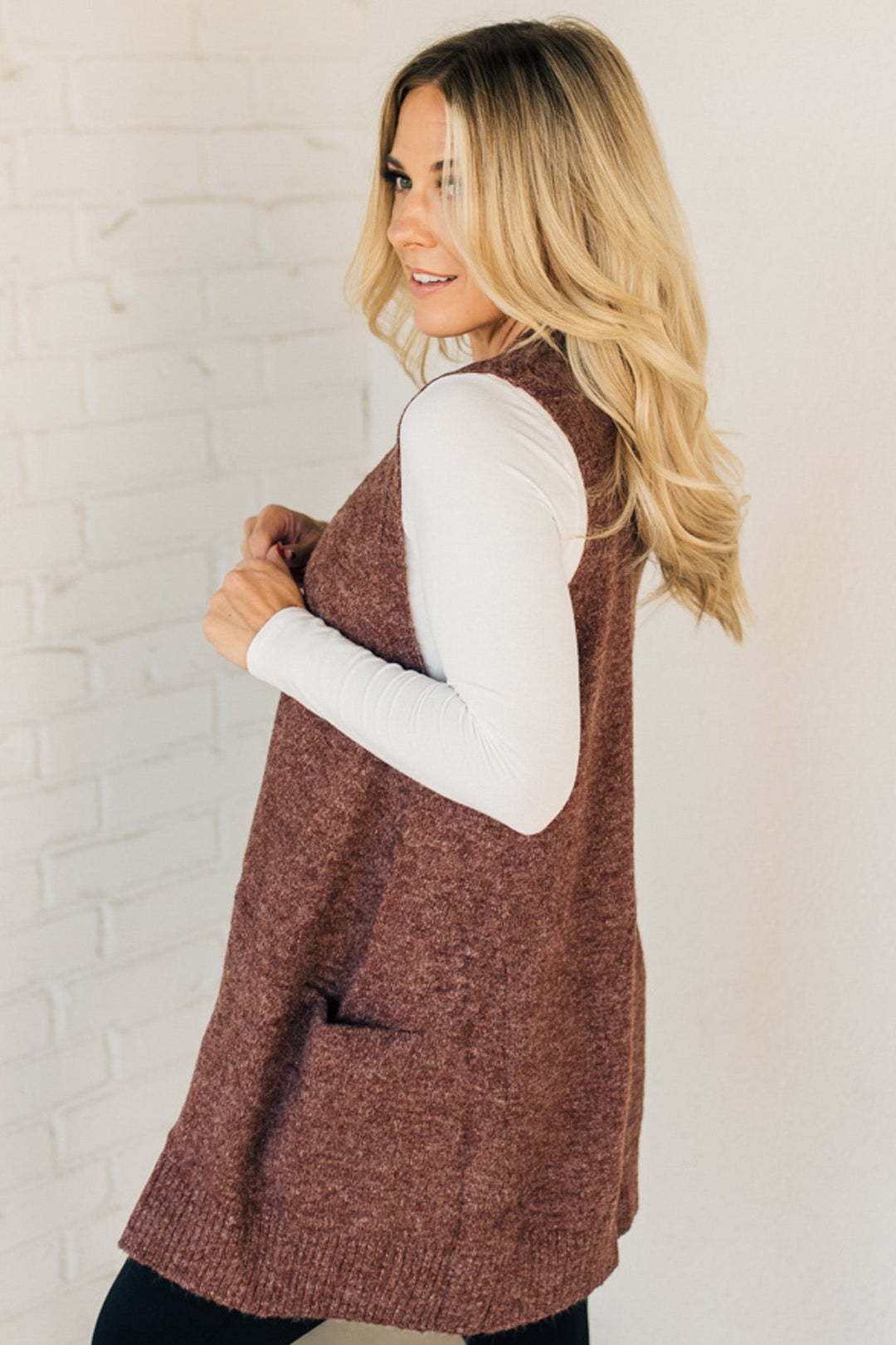 Kerry - Stylish Long Sweaters with Pocket