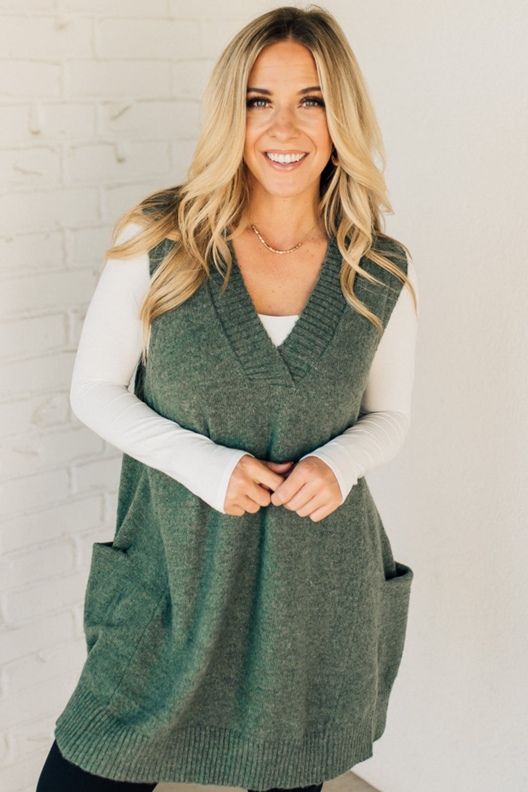 Kerry - Stylish Long Sweaters with Pocket