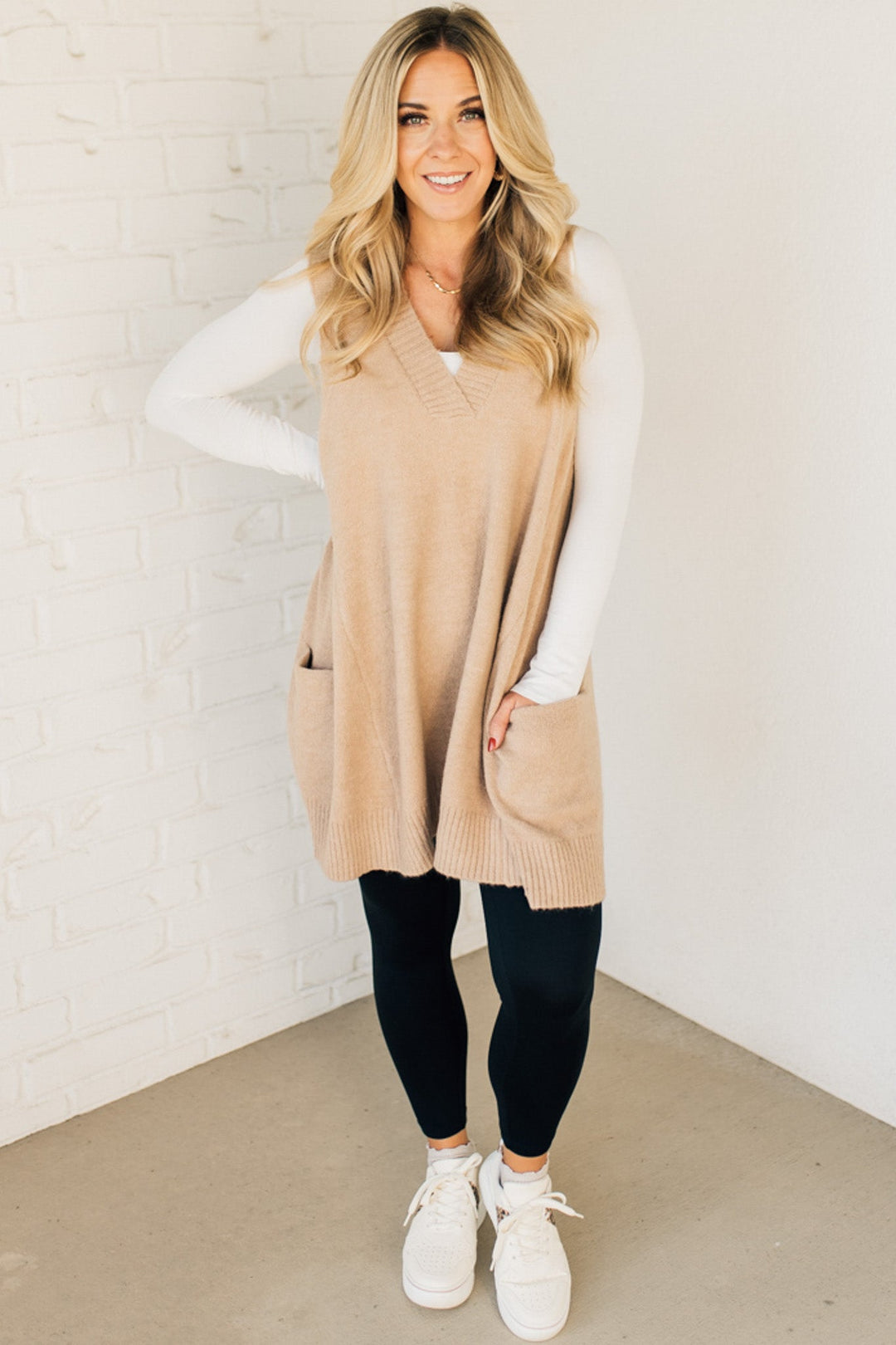 Kerry - Stylish Long Sweaters with Pocket