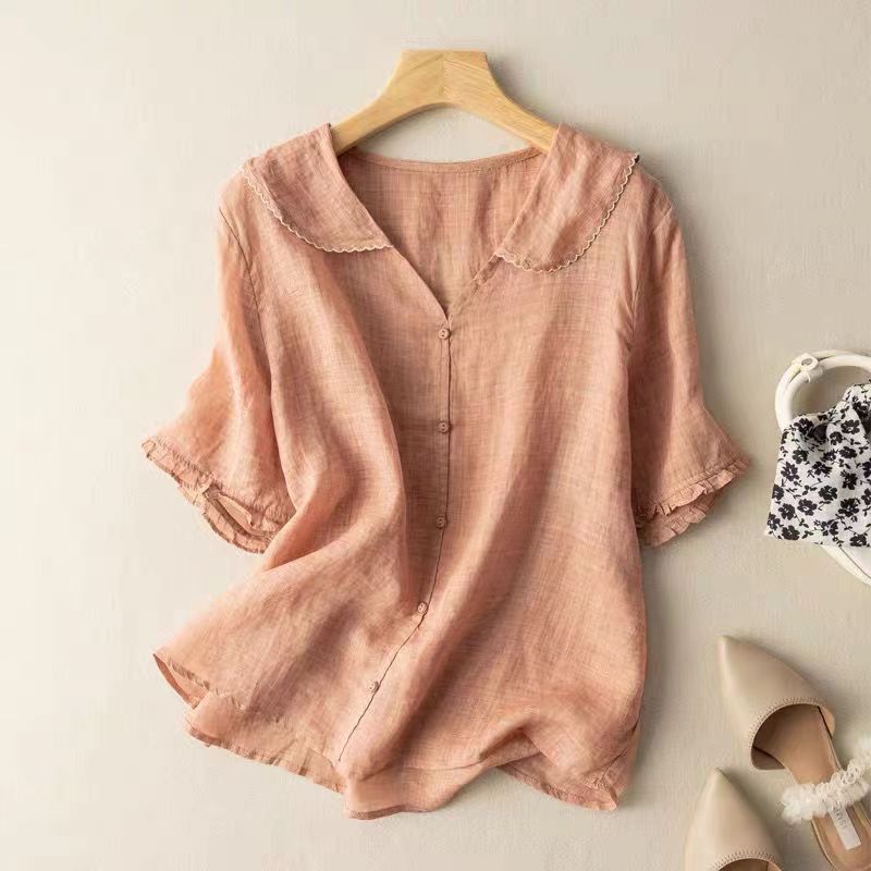 Misti | Vintage Blouse with Button Detail
