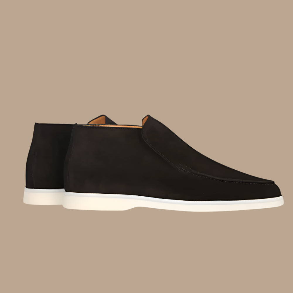 Moda - Stylish Suede Loafers