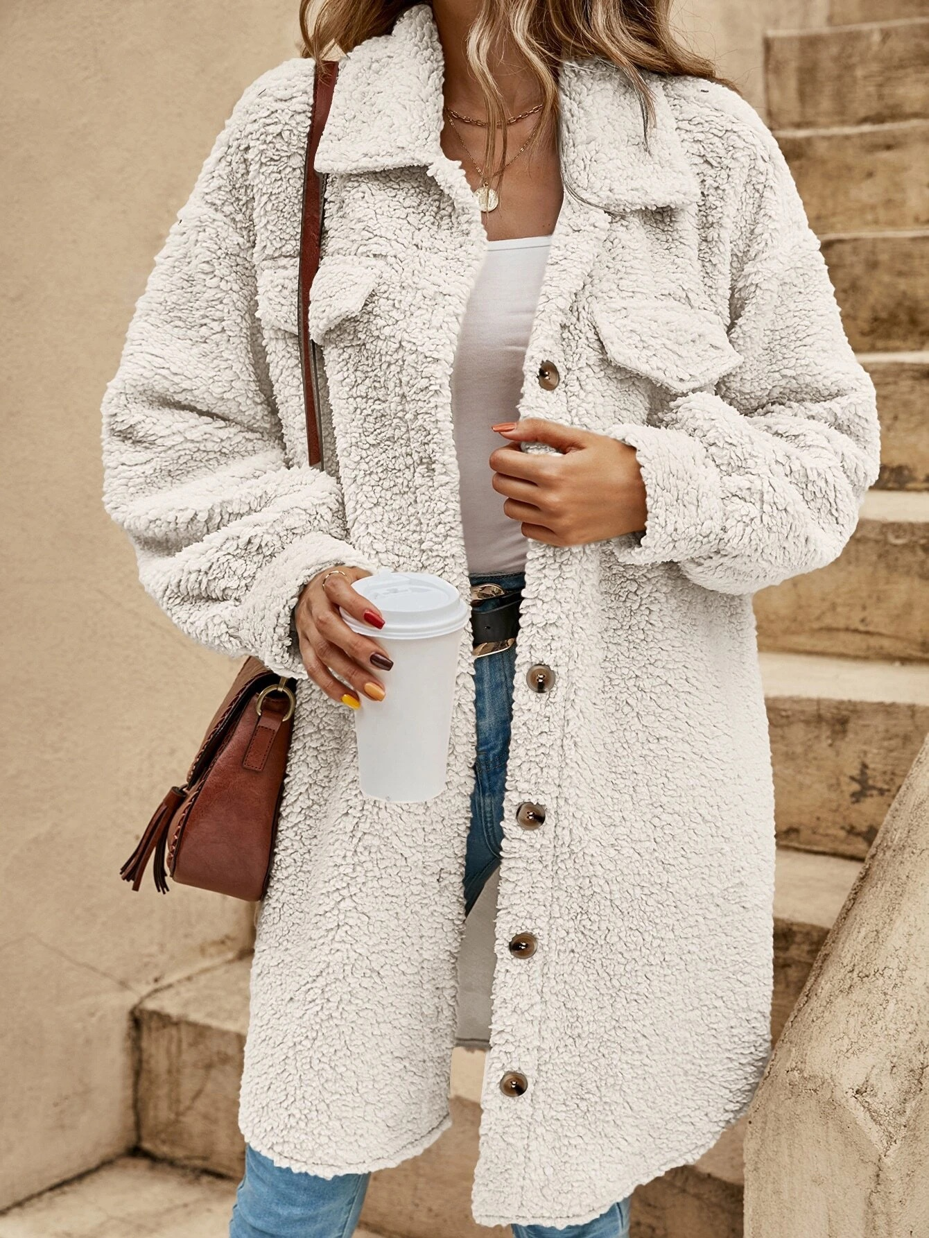 Savannah - Cozy Teddy Coat
