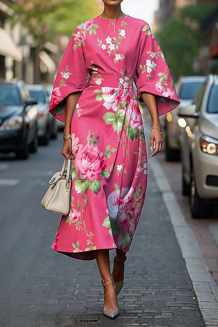 Melody - Elegant Dress with Round Neck