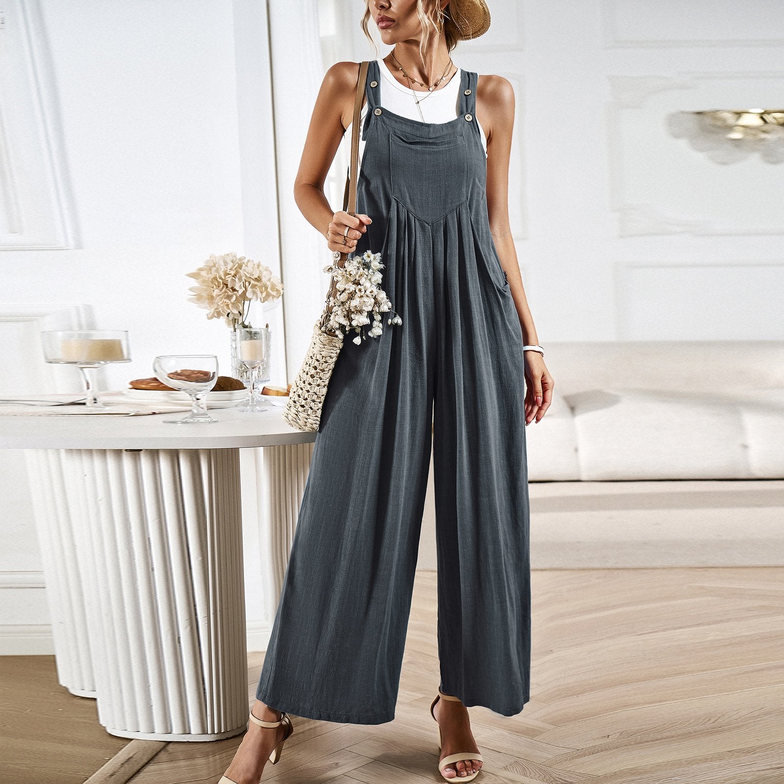 BOHE - Wide Leg Jumpsuit for Summer
