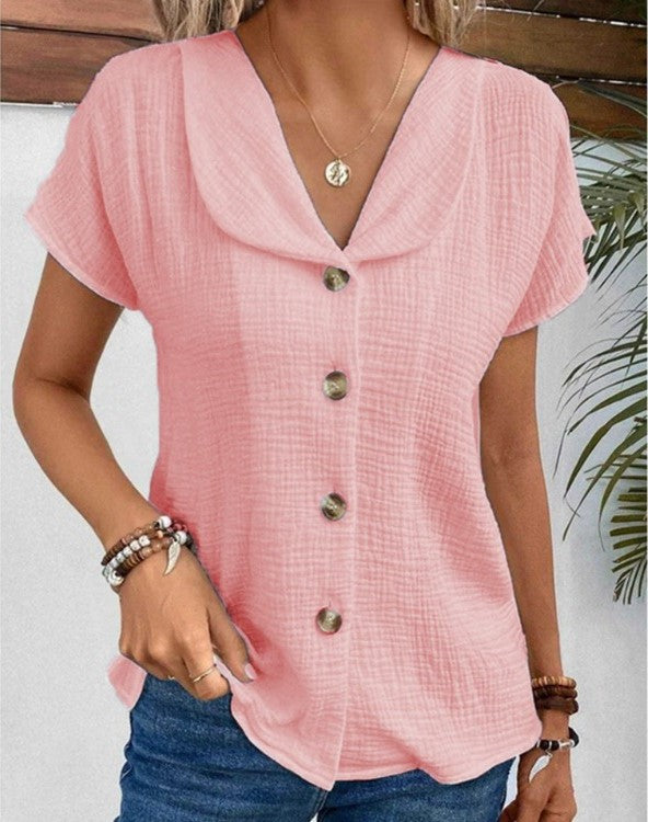 Lena | Cotton and linen blouse