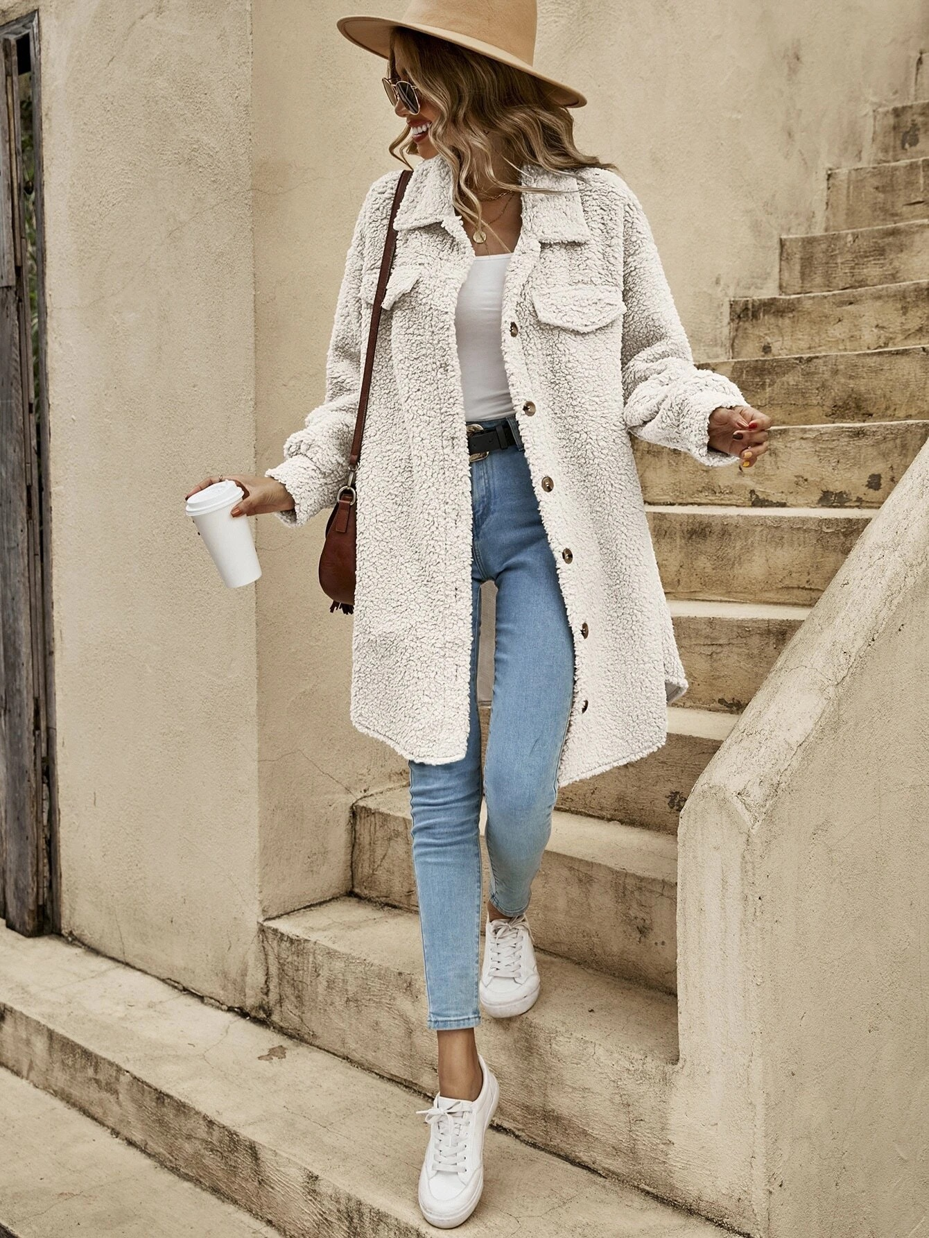 Savannah - Cozy Teddy Coat