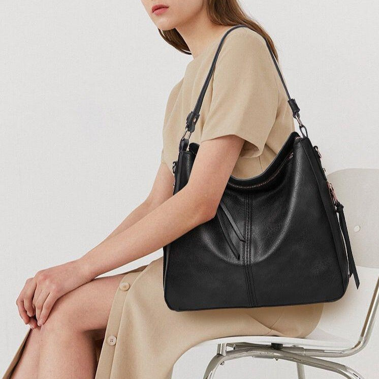 Brooklyn Tote Elegance | Large Capacity Shoulder Bag