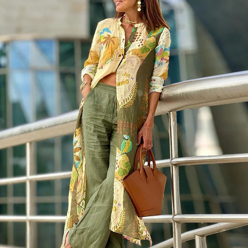 Christel | Linnen Co-ord Set