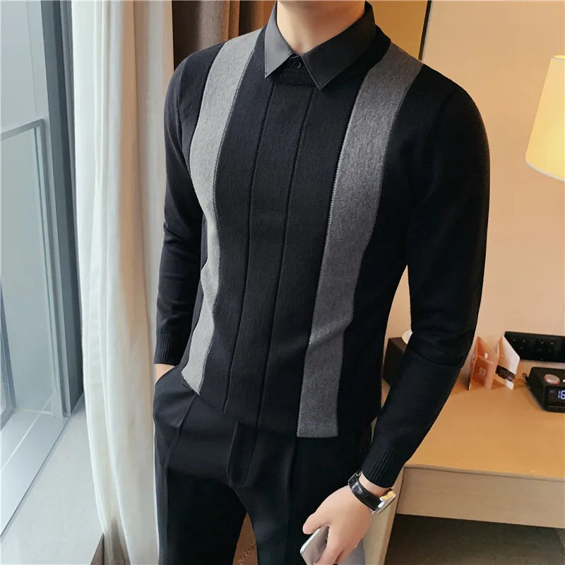 Elijah - Classic Striped Sweater