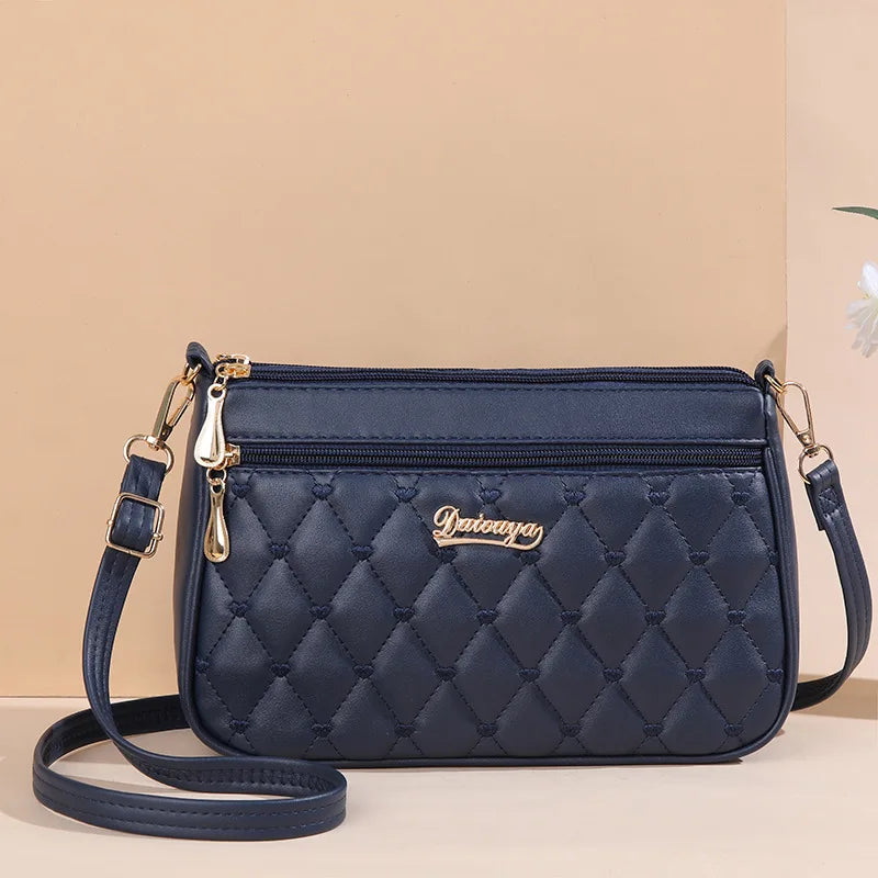 Lily - Embroidery Messenger Bag