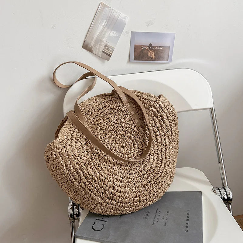 Hannah - Multifunctional Straw Handbag
