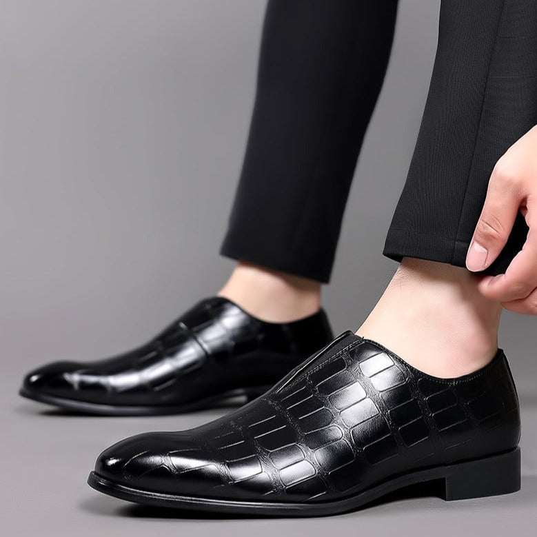 Noah - Stylish Stone Pattern Slip-on Loafers