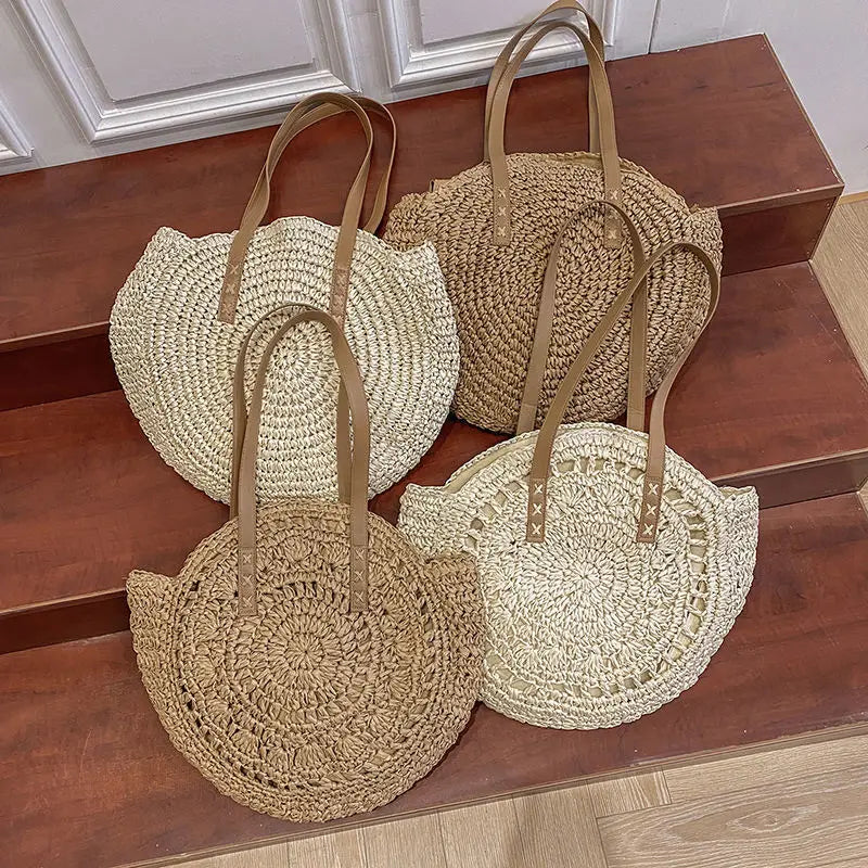 Hannah - Multifunctional Straw Handbag