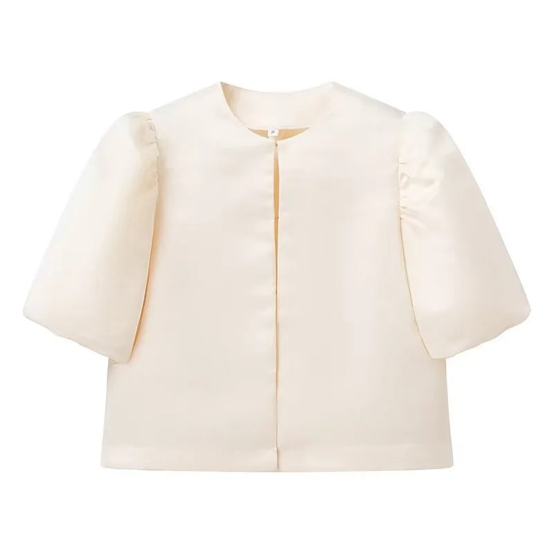 Cici Blouse - Puff Sleeves and Sophisticated Design