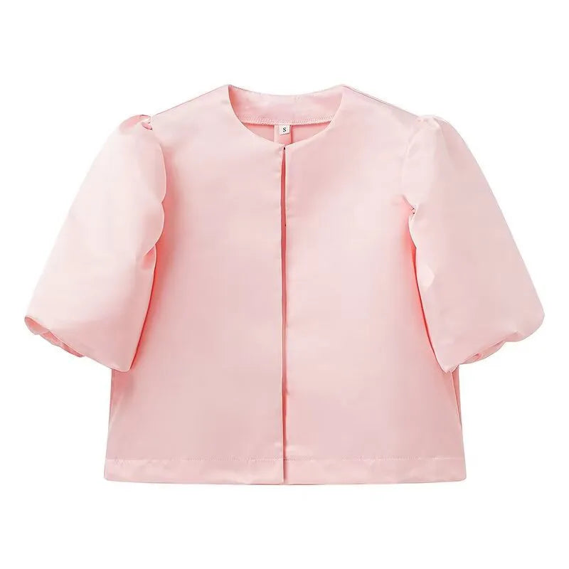 Cici Blouse - Puff Sleeves and Sophisticated Design