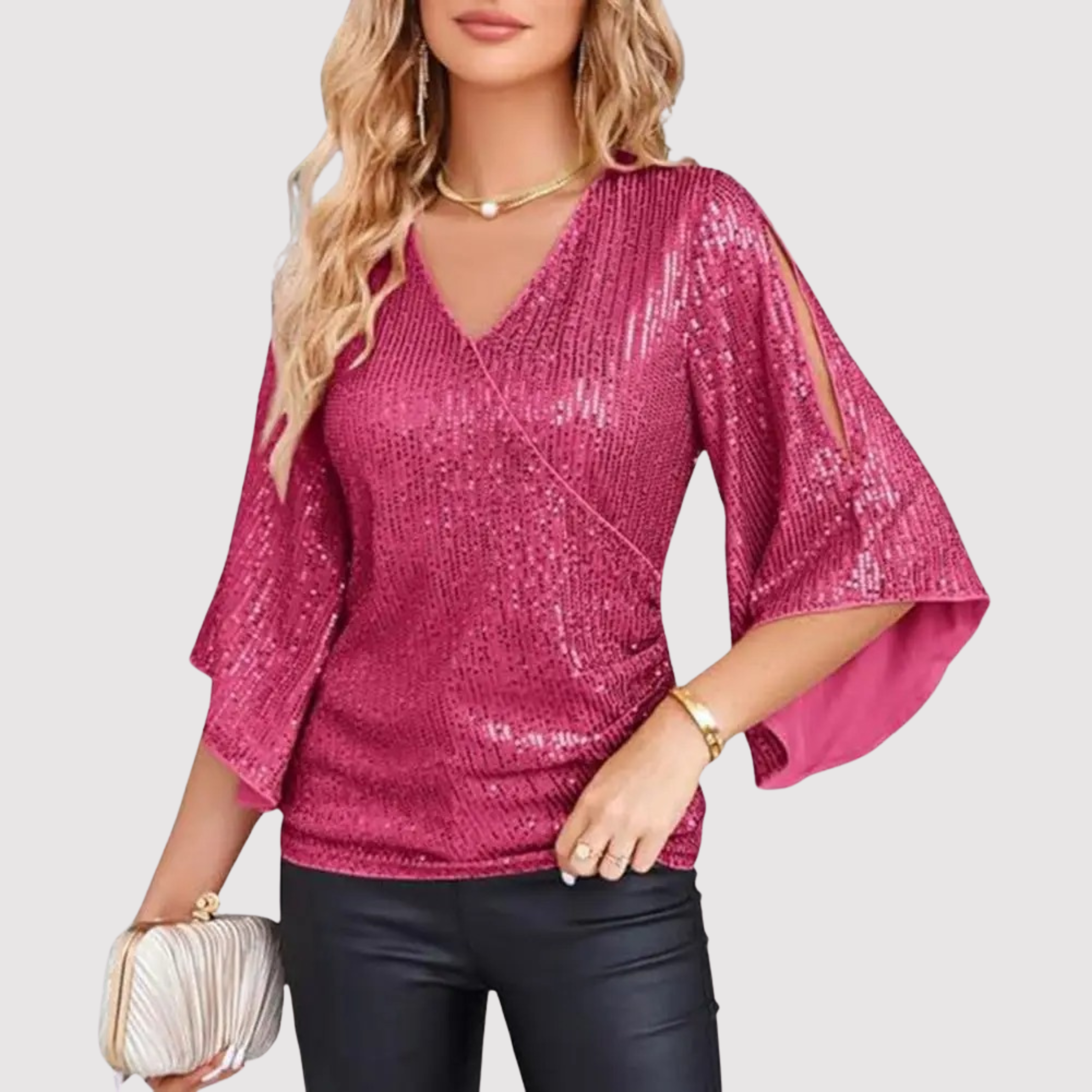 Decades Top with Sequins - Shine and Comfort for Every Occasion