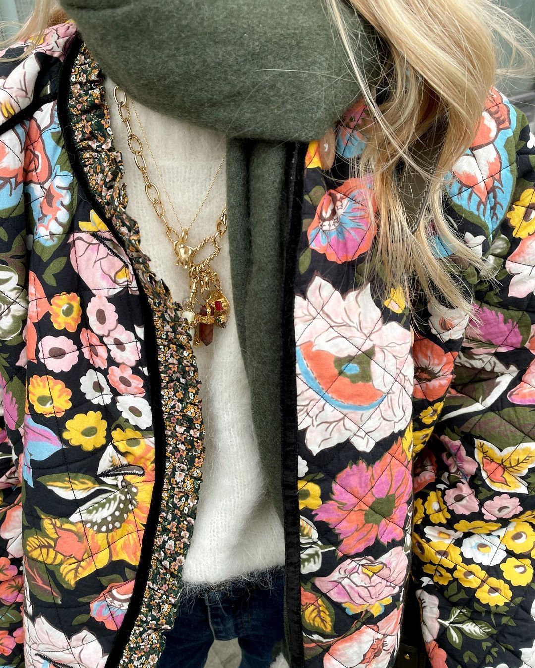 Hannah  - Stylish Colorful Autumn Coat