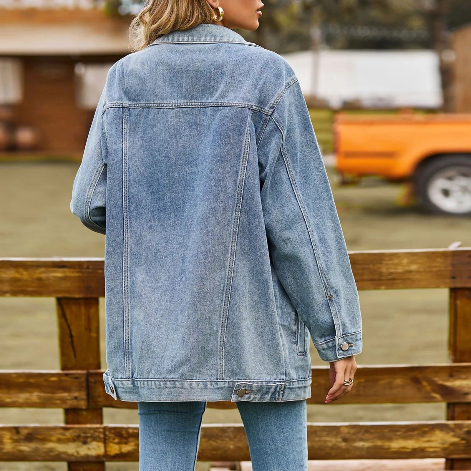 Mia - Classic Elegant Country Denim Jacket