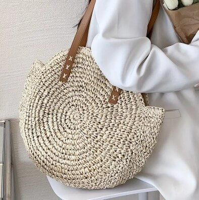 Hannah - Multifunctional Straw Handbag