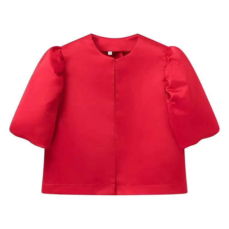 Cici Blouse - Puff Sleeves and Sophisticated Design