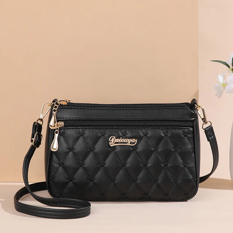 Lily - Embroidery Messenger Bag