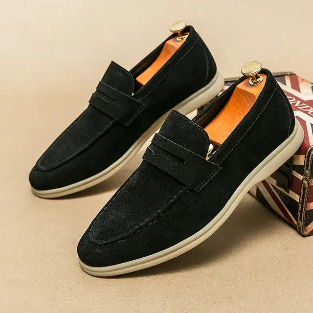 Leon - Stylish Lace-Up Loafers