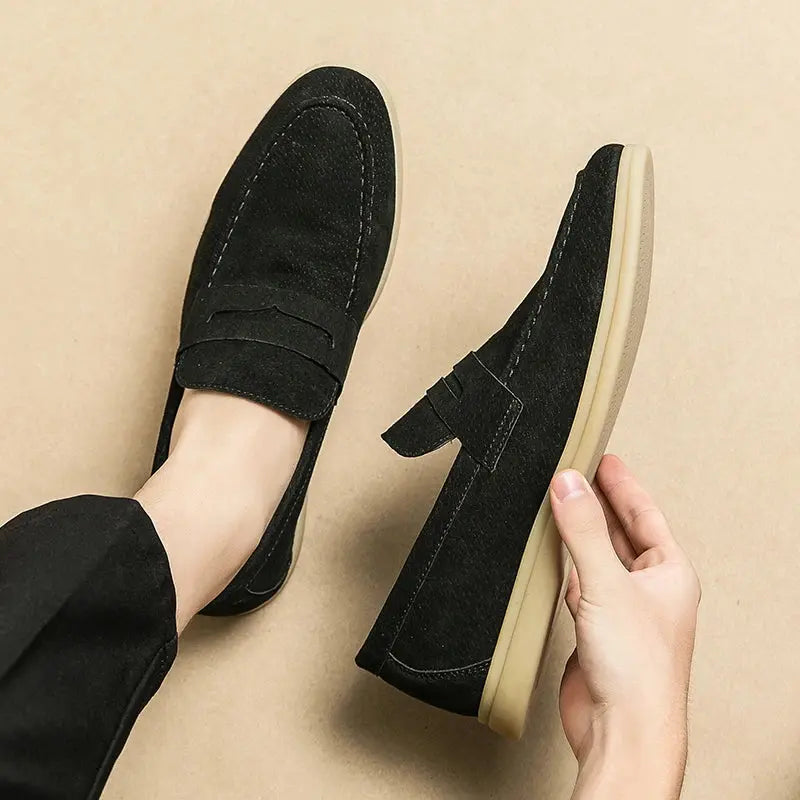 Leon - Stylish Lace-Up Loafers