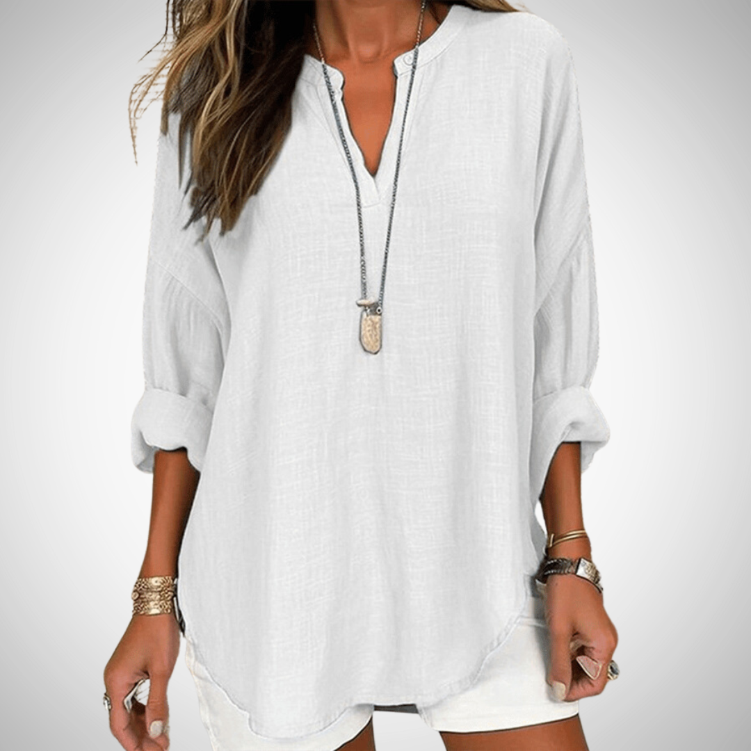 Nara | Flowy Elegant Beach Shirt