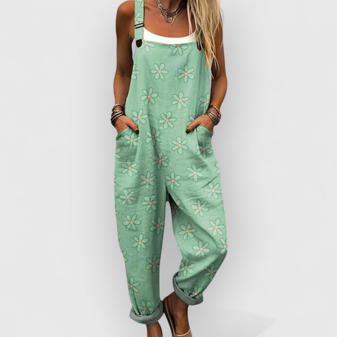Tessa - Vintage Floral Jumpsuit