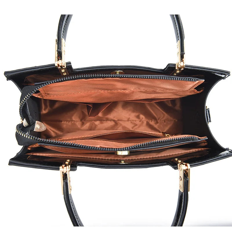 Brooks Shine | Croc-Embossed Luxury Bag