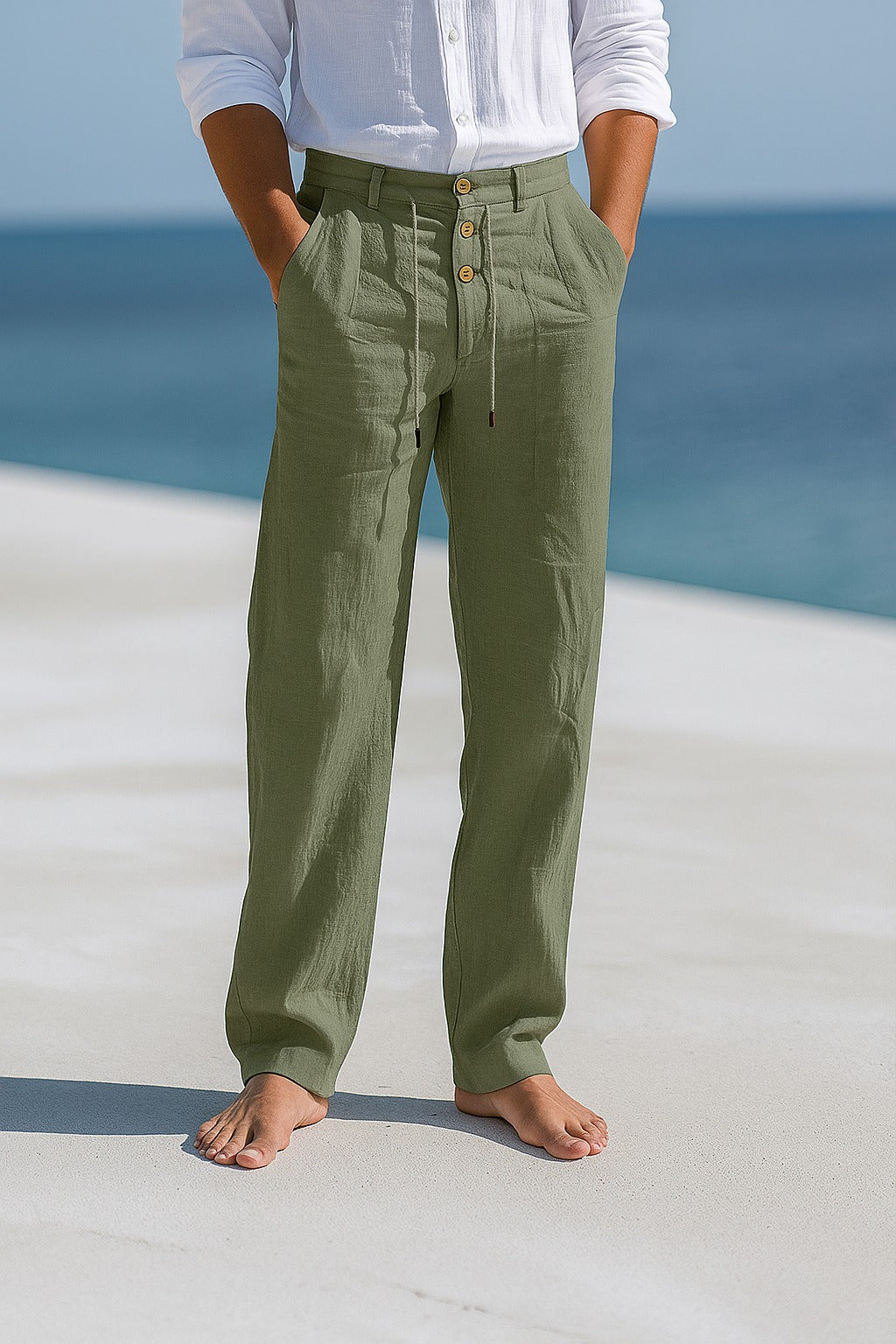 Edward | Premium Linen Trousers