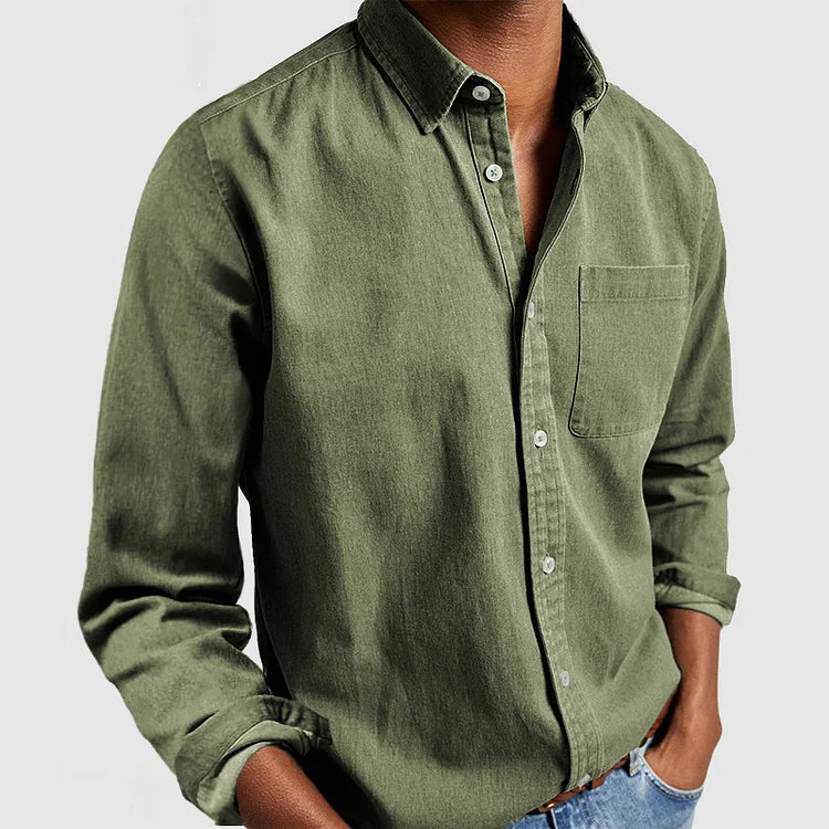 Giorgio | High-quality long-sleeved casual shirt