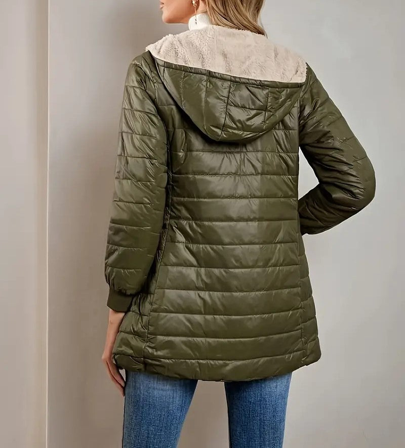 Alyssa - Comfortable Casual Thermal Long Jacket