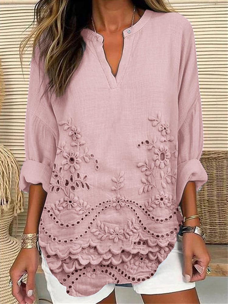 Valona - Elegant Printed Top