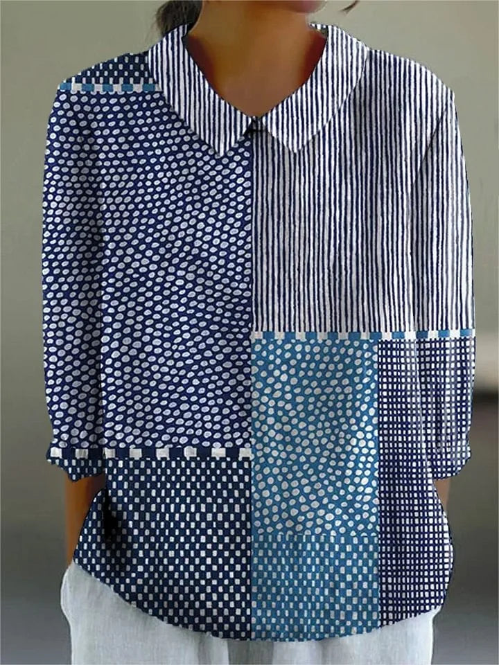 Lucia | Vintage Colorful Blouse