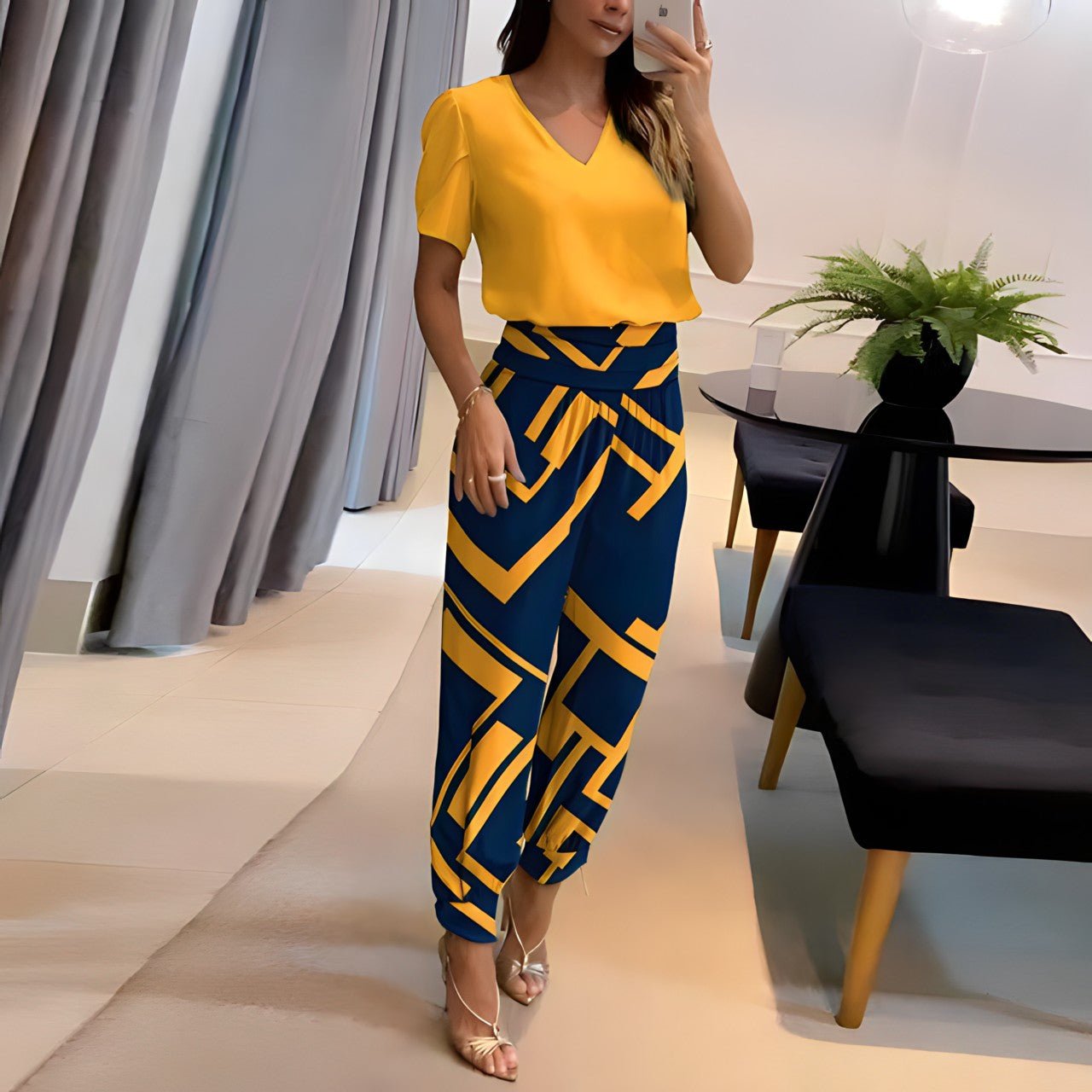 Jennifer | Stylish Blouse and Pants Set