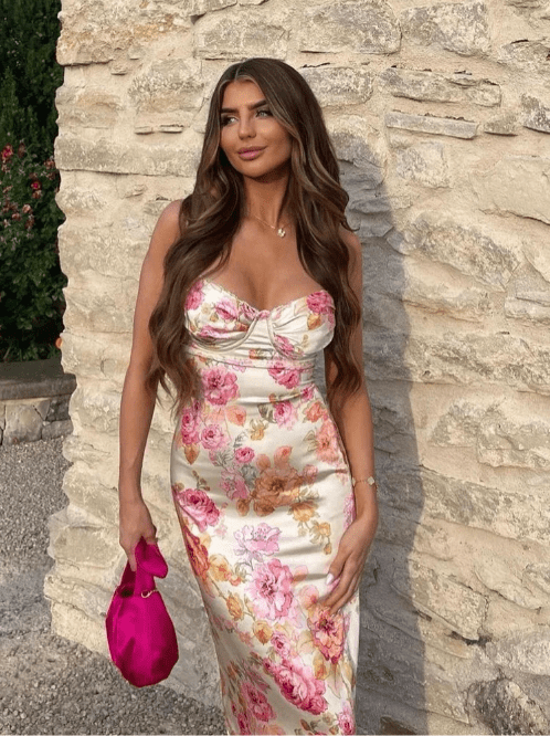 Amelia | Charming Floral Maxi Dress