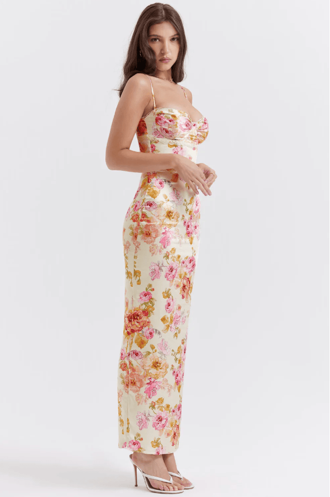 Amelia | Charming Floral Maxi Dress
