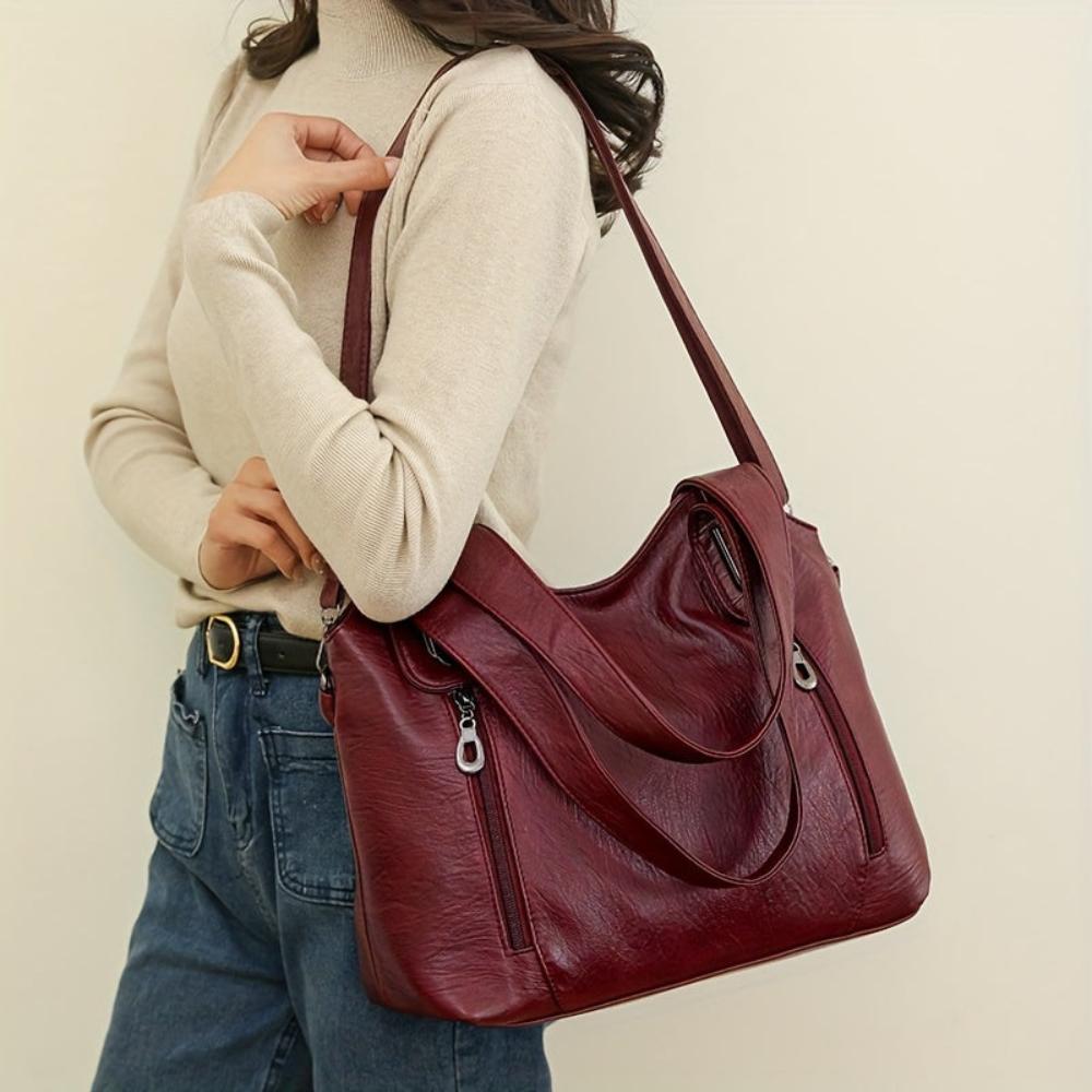Lily Luxe Statement I Retro Tote Shoulder Bag