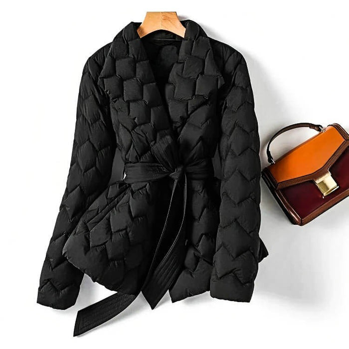 Cassie - Stylish Quilted Down Coat