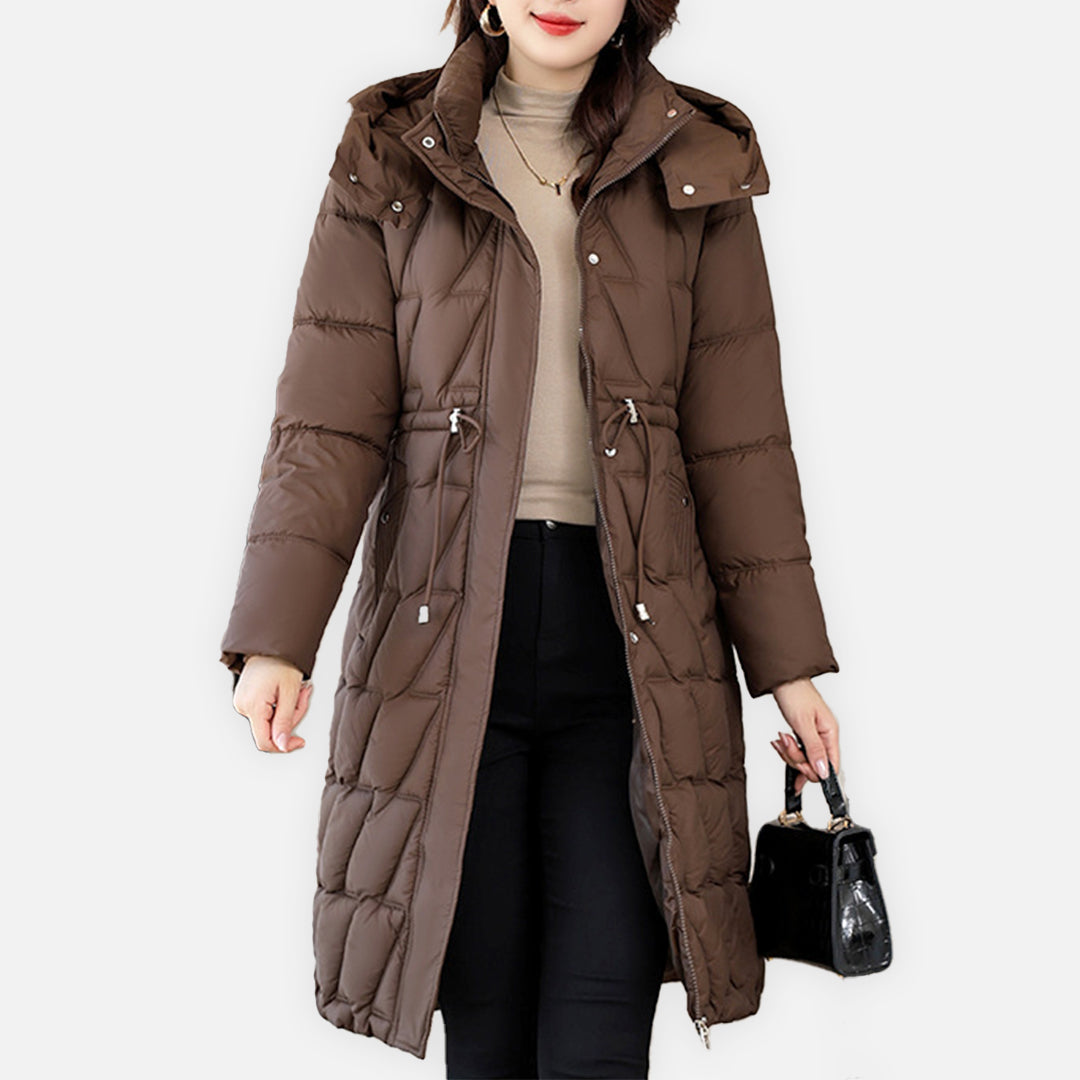 Elsie - Premium Long Quilted Jacket