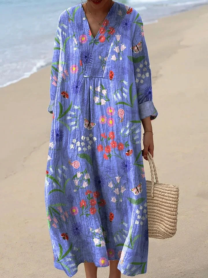 Lois | Vibrant and Cozy Women's Dress